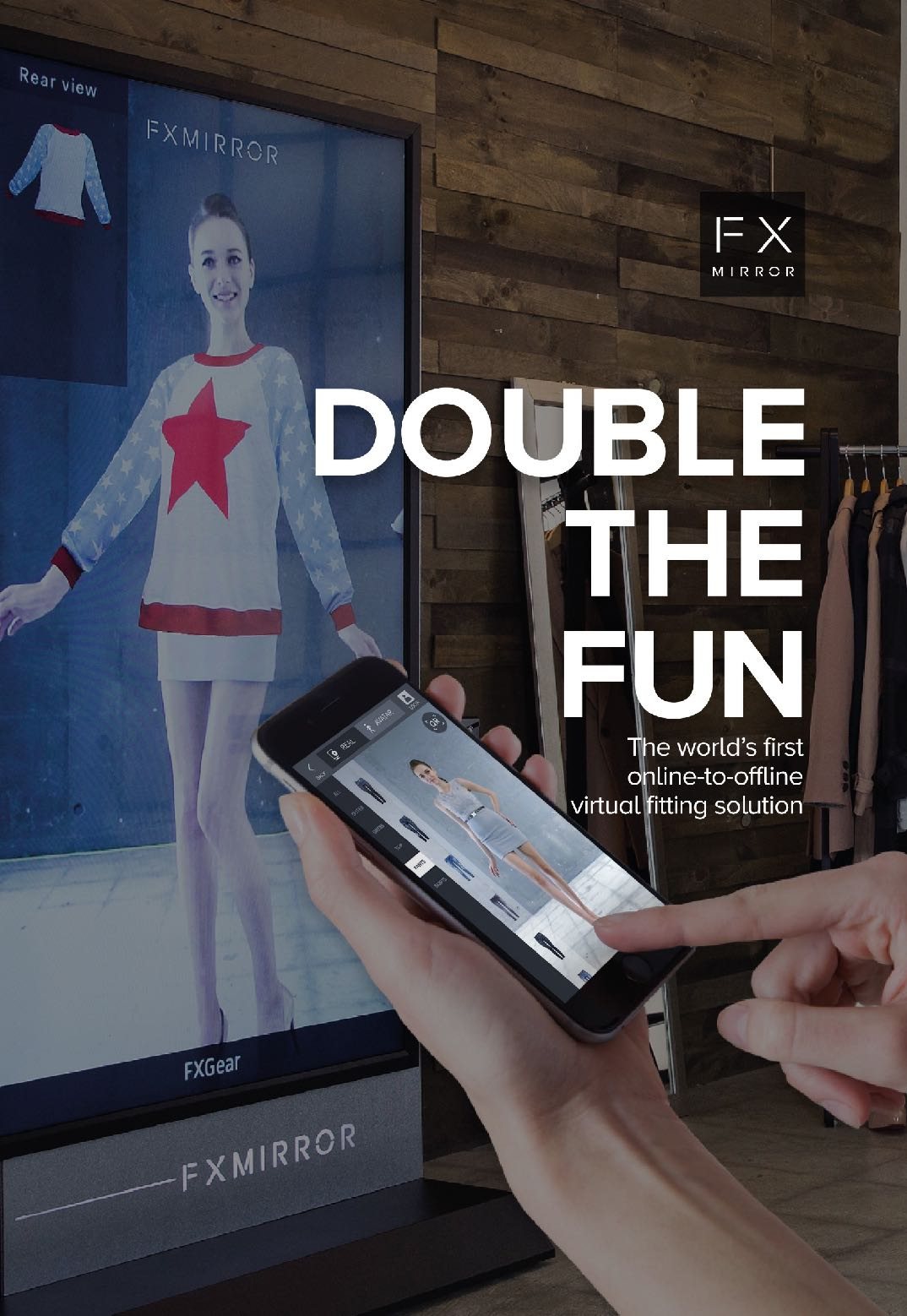 Double the Fun: 세계 최초 O2O 가상피팅 키비주얼