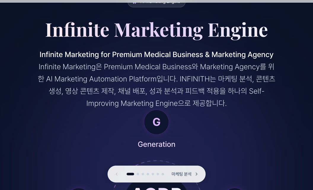 INFINITH: 기획부터 프론트엔드까지 3주 만에 완성한 SaaS